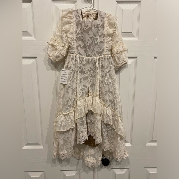 New! Joyfolie Kassia dress in bone white size 4 or 5 - Picture 3 of 11